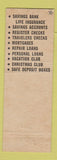 Matchbook Cover - Brockton Savings Bank MA