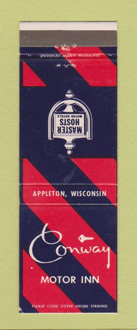 Matchbook Cover - Conway Motor Inn Appleton WI