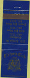 Matchbook Cover - Victoria Club Riverside CA