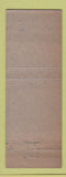 Matchbook Cover - 1930's Diamond Presidents Martin Van Buren