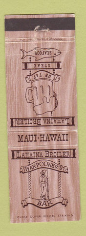 Matchbook Cover - Lahaina Broiler Maui Hawaii