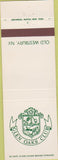 Matchbook Cover - Glen Oaks Club Old Westbury NY