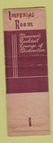 Matchbook Cover - Cosmopolitan Hotel Denver Colorado