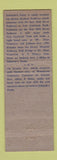 Matchbook Cover - Schmidt's Farm Restaurant Scarsdale NY WORN