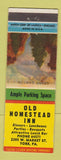 Matchbook Cover - Old Homestead Inn York PA