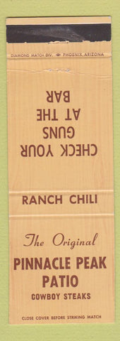 Matchbook Cover - Pinnacle Peak Patio Scottsdale AZ