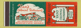 Matchbook Cover - Van's Colonial Restaurant Harrisburg PA