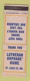 Matchbook Cover - Lutheran Orphans' Home St Louis MO