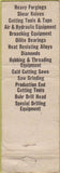 Matchbook Cover - Desautels tools Indianapolis IN WORN