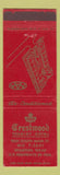 Matchbook Cover - Crestwood Tourist Hotel Houston TX WEAR