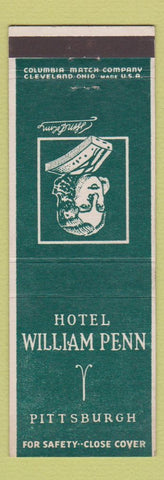 Matchbook Cover - Hotel William Penn Pittsburgh PA