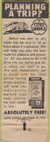 Matchbook Cover - Cities oil gas Kenny's St John ND POOR