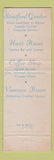 Matchbook Cover - Bellevue Stratford Philadelphia PA WEAR