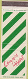 Matchbook Cover - Congress Hotel Portland OR