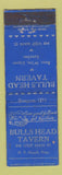 Matchbook Cover - Bulls Head Tavern WEAR