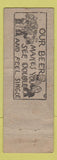 Matchbook Cover - James Inglis Glams and Clam Chowder WEAR