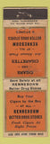 Matchbook Cover - Rennebohm Drug Stores WEAR