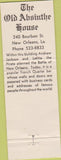 Matchbook Cover - Moran's La Louisiane New Orleans LA Absinthe House WEAR