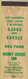 Matchbook Cover - Honey Creek Inn Reedsville PA