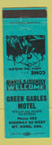 Matchbook Cover - Green Gables Motel Mountain Home AR