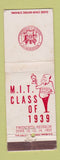 Matchbook Cover - MIT Class Reunion 1939-1959 DD Bean WEAR