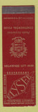 Matchbook Cover - Elysee Restaurant Chicago IL SAMPLE WEAR