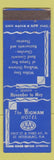 Matchbook Cover - Wigwam Hotel St Petersburg FL WEAR