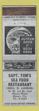 Matchbook Cover - Capt. Tom's Seafood Restaurant Miami FL WEAR