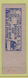 Matchbook Cover - Star Cafe Cumberland MD WEAR