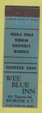 Matchbook Cover - Wee Blue Inn Rochester NY