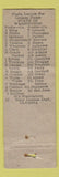 Matchbook Cover - Des Jardin Malt Shop Kelso WA Hillbilly WORN