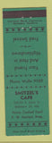 Matchbook Cover - Smitzel's Cafe Baltimore MD