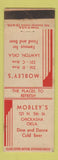 Matchbook Cover - Mobley's Restaurant Chickasha OK WEAR