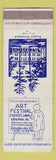 Matchbook Cover - Art Festival Stover's Lawn Erwinna PA