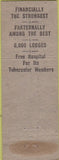 Matchbook Cover - Omaha Woodmen Insurance Omaha NE