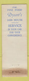 Matchbook Cover - Dysart's 1888 House Glenolden PA WEAR