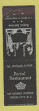 Matchbook Cover - Royal Restaurant Union City NJ WEAR