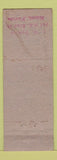 Matchbook Cover - San Juan Restaurant Bar Miami FL ADVANCE