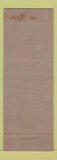 Matchbook Cover - The Town House Raleigh NC Carolina Freezer Lockers