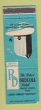 Matchbook Cover - Robert Driscoll Hotel Corpus Christi TX WEAR