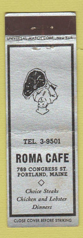 Matchbook Cover - Roma Cafe Portalnd ME WEAR