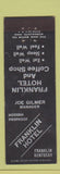 Matchbook Cover - Franklin Hotel Franklin KY