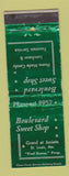 Matchbook Cover - Boulevard Sweet Shop St Louis MO WEAR