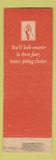 Matchbook Cover - Hickey Freeman Men's Clothes CA Cross Green Bay WI WEAR