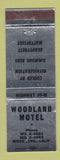 Matchbook Cover - Woodland Motel Woodland CA WEAR