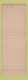 Matchbook Cover - The Patio Max Stern Restaurant Muskegon Heights MI WORN