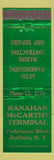 Matchbook Cover - Ranahan McCarthy Terminal Buffalo NY