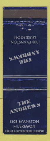Matchbook Cover - The Andrews Muskegon MI