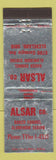 Matchbook Cover - Alsar Company Aluminum Siding Cleveland OH WEAR