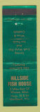 Matchbook Cover - Hillside Fish House Marshland WI